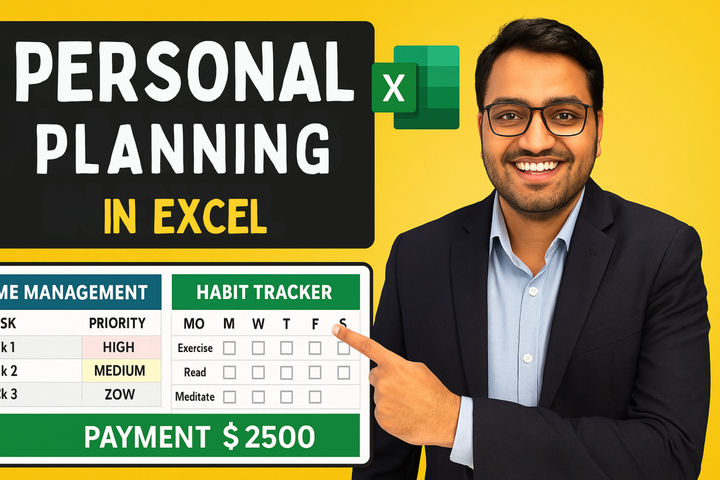 Excel Dashboard For Personal Goal Hindi